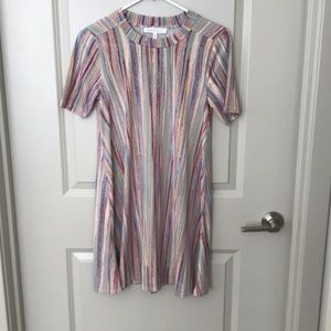 BCBG striped shift dress